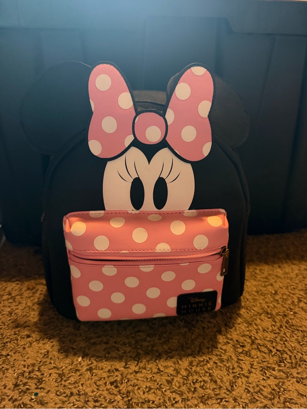 Disney Minnie Mouse Pink Polka Dot Mini Backpack